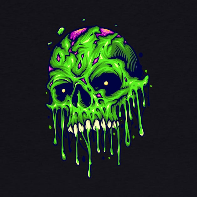 skull zombie by Falden